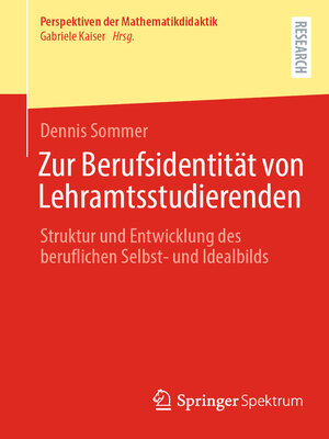 cover image of Zur Berufsidentität von Lehramtsstudierenden